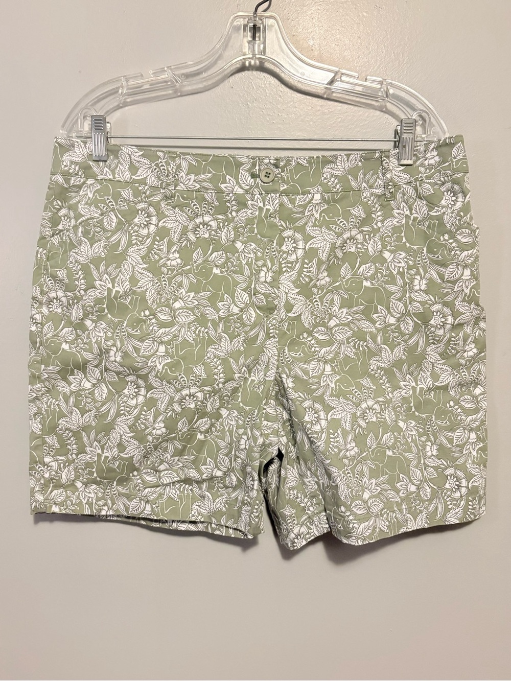 Talbots Sage Green Safari Shorts